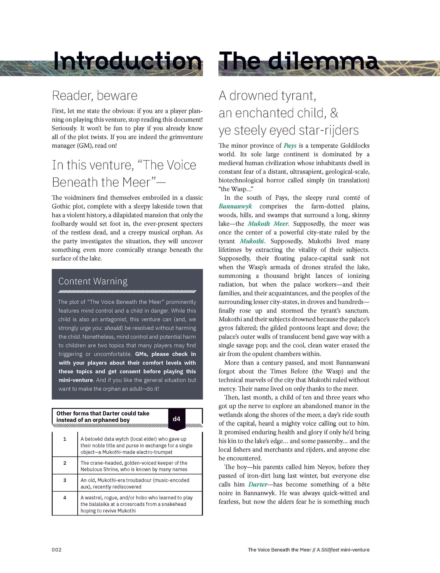 MVR004 ☉ The Voice Beneath the Meer