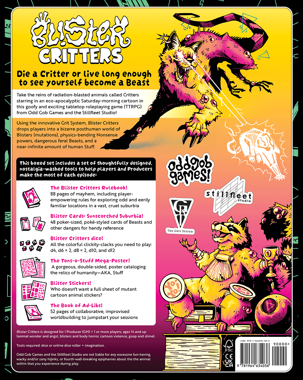 The Blister Critters Boxed Set