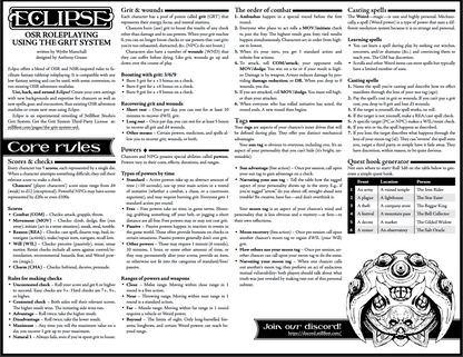 ECLIPSE One-Page RPG