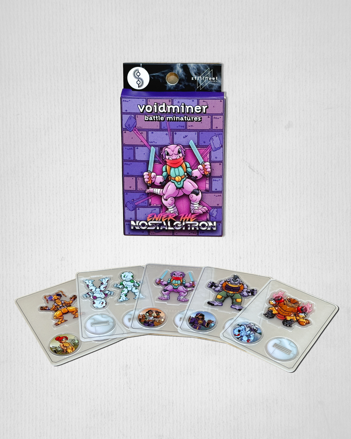 Nostalgitronic Battlemap Miniatures: Voidminers